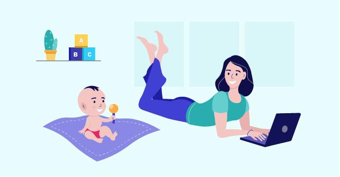 Working from Home with a Baby? How Moms can Build a Career
