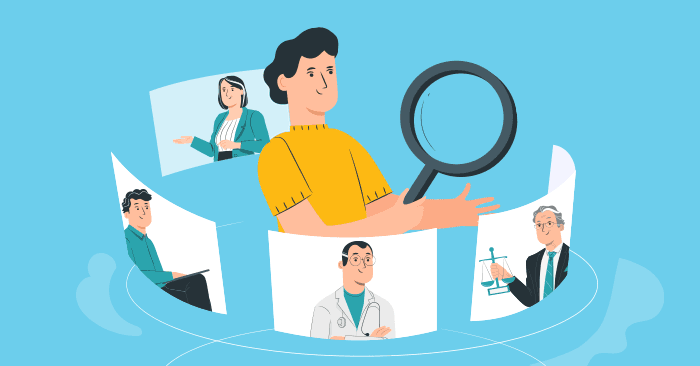 Customer of online services via video