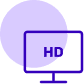 HD monitor icon