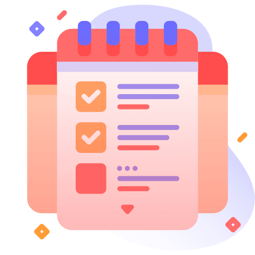 Checklist calendar icon