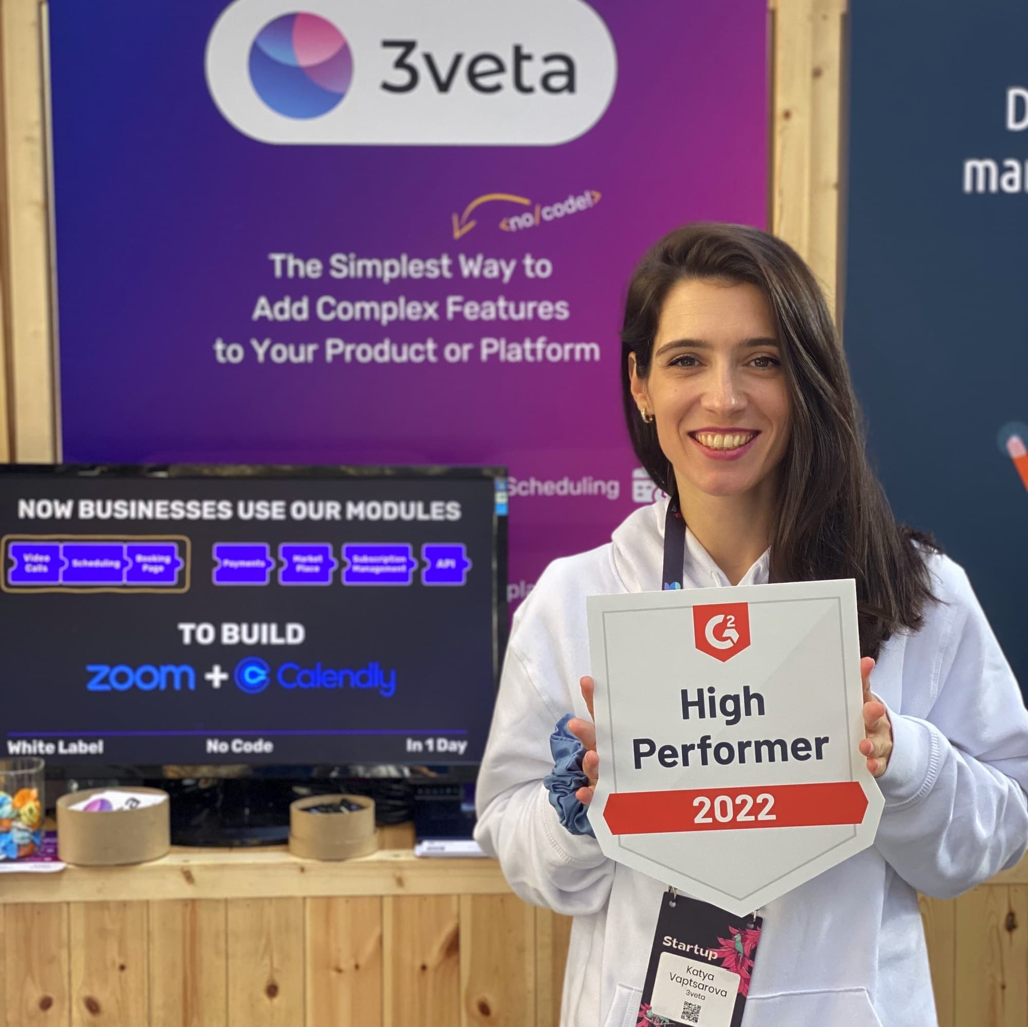 Katya and G2 High Performer