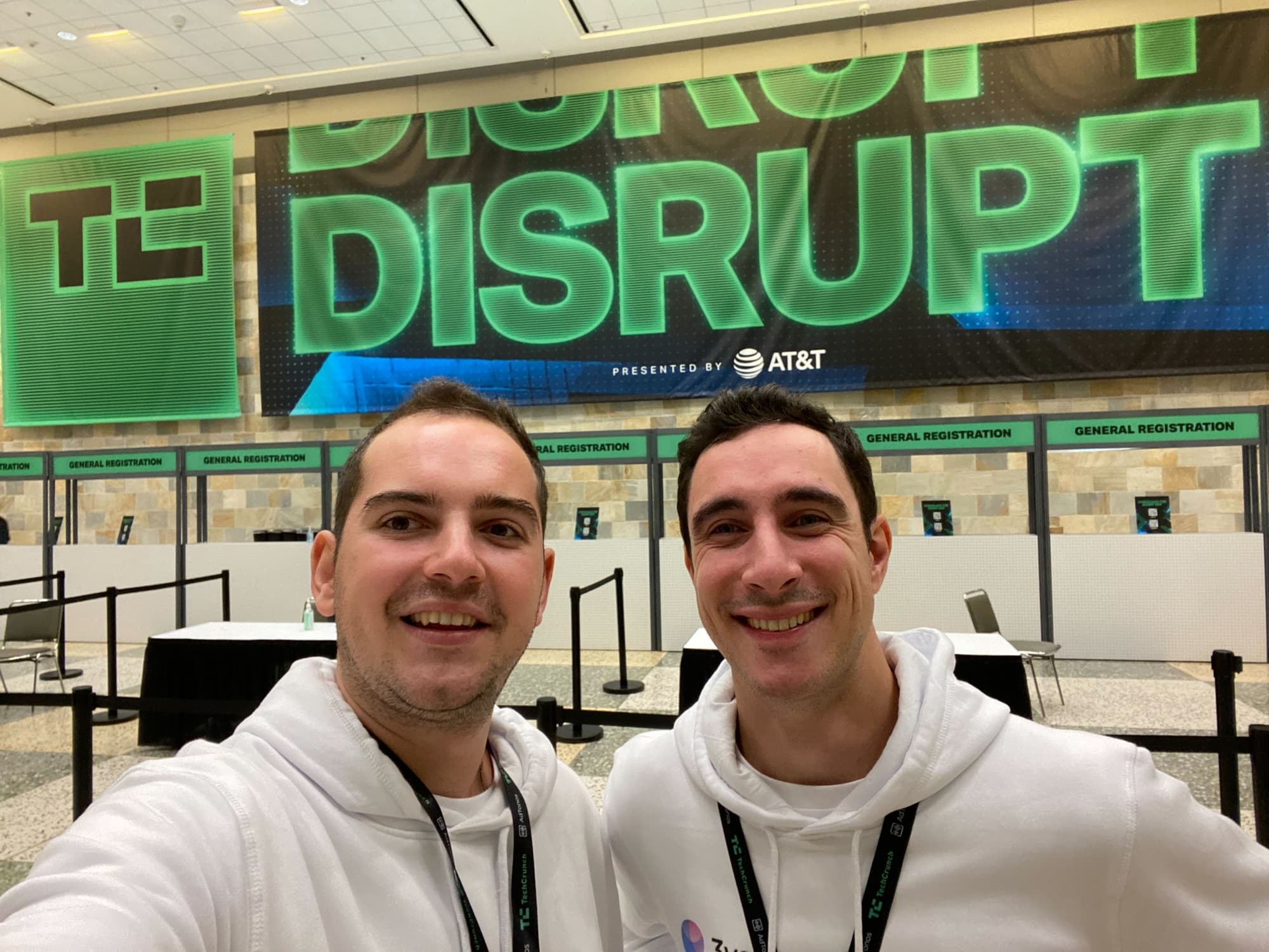 Iliya and Iskren at TC Disrupt