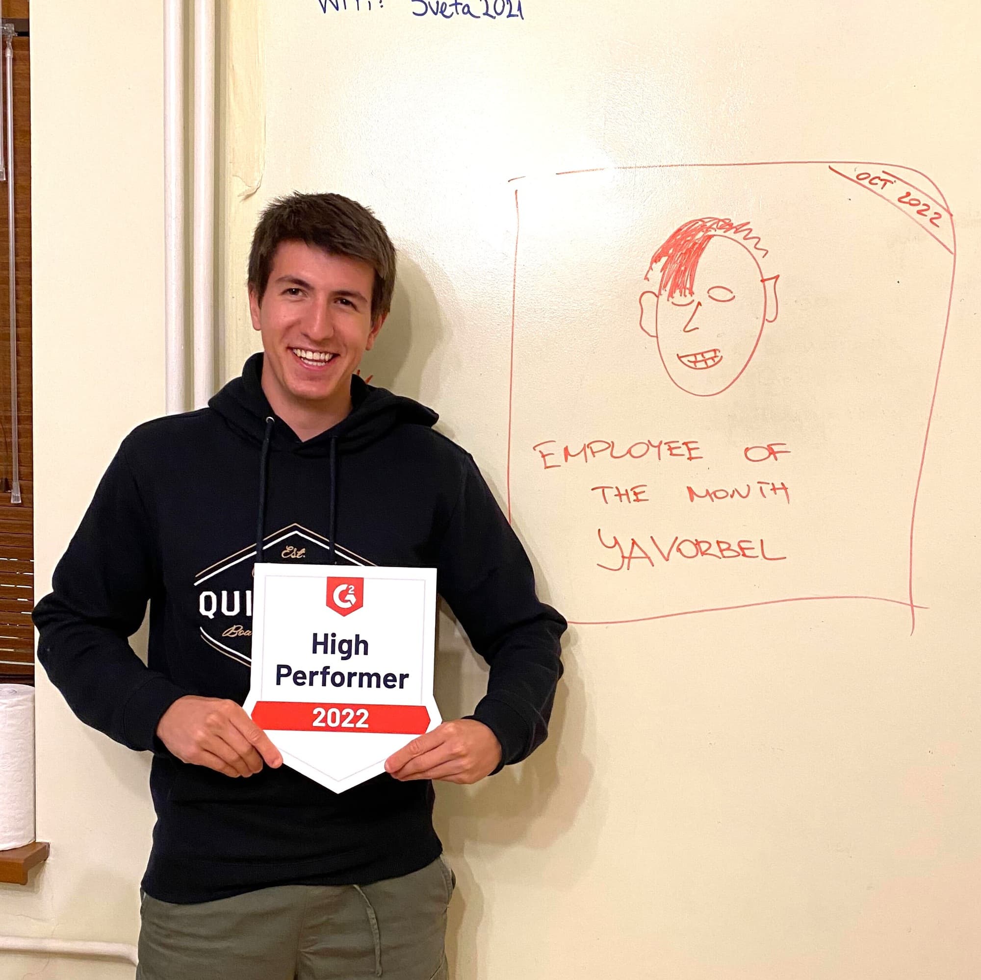 Yavor and employee of the month