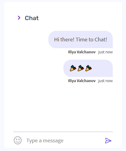Product Update Number 1: Chat feature added to video calls