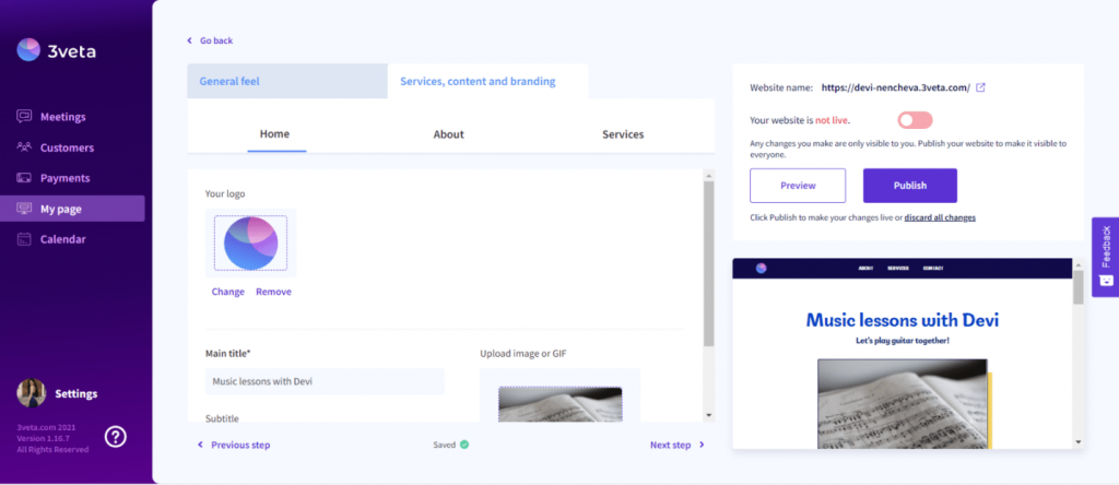 Music lesson scheduling software